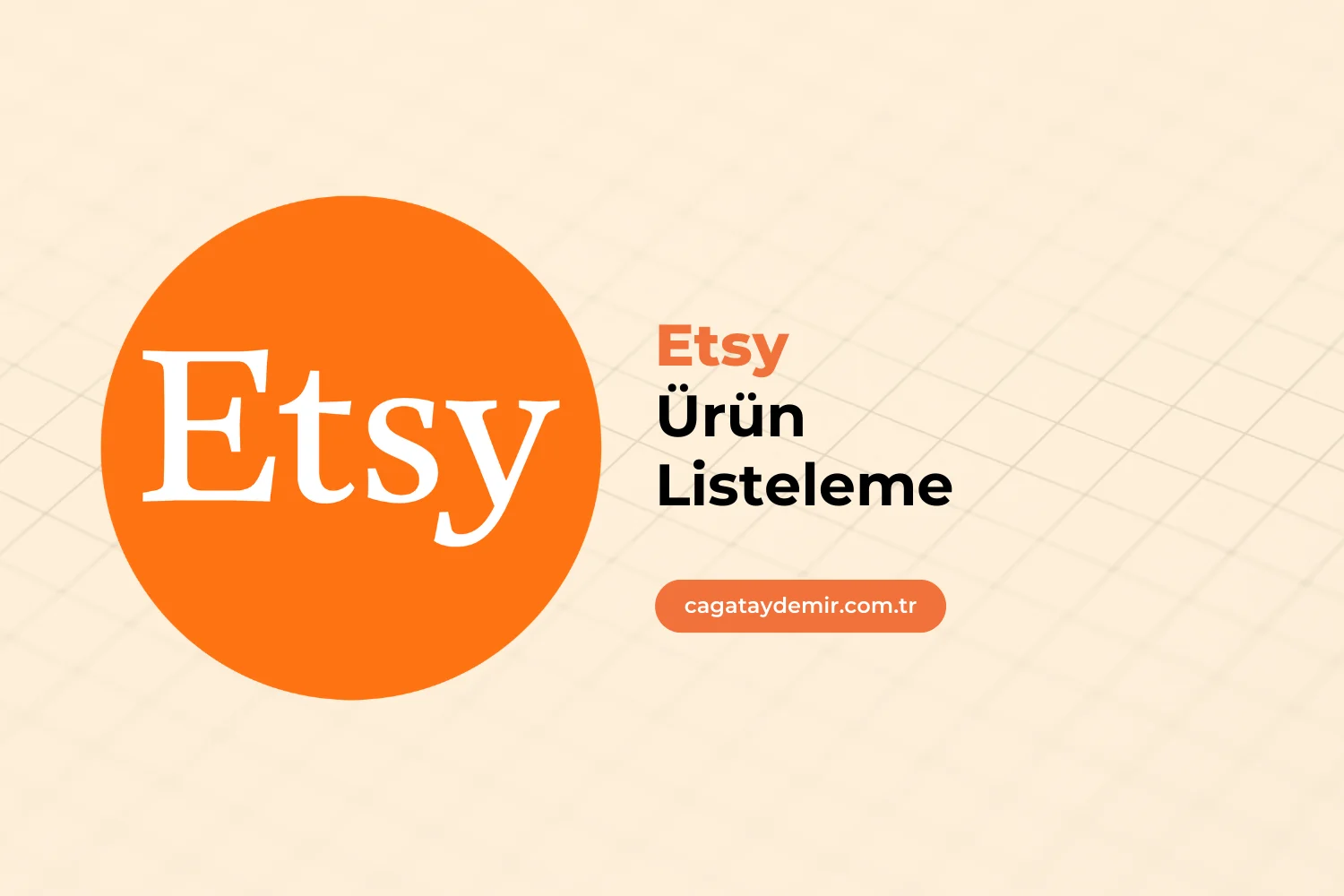 Etsy Ürün Listeleme